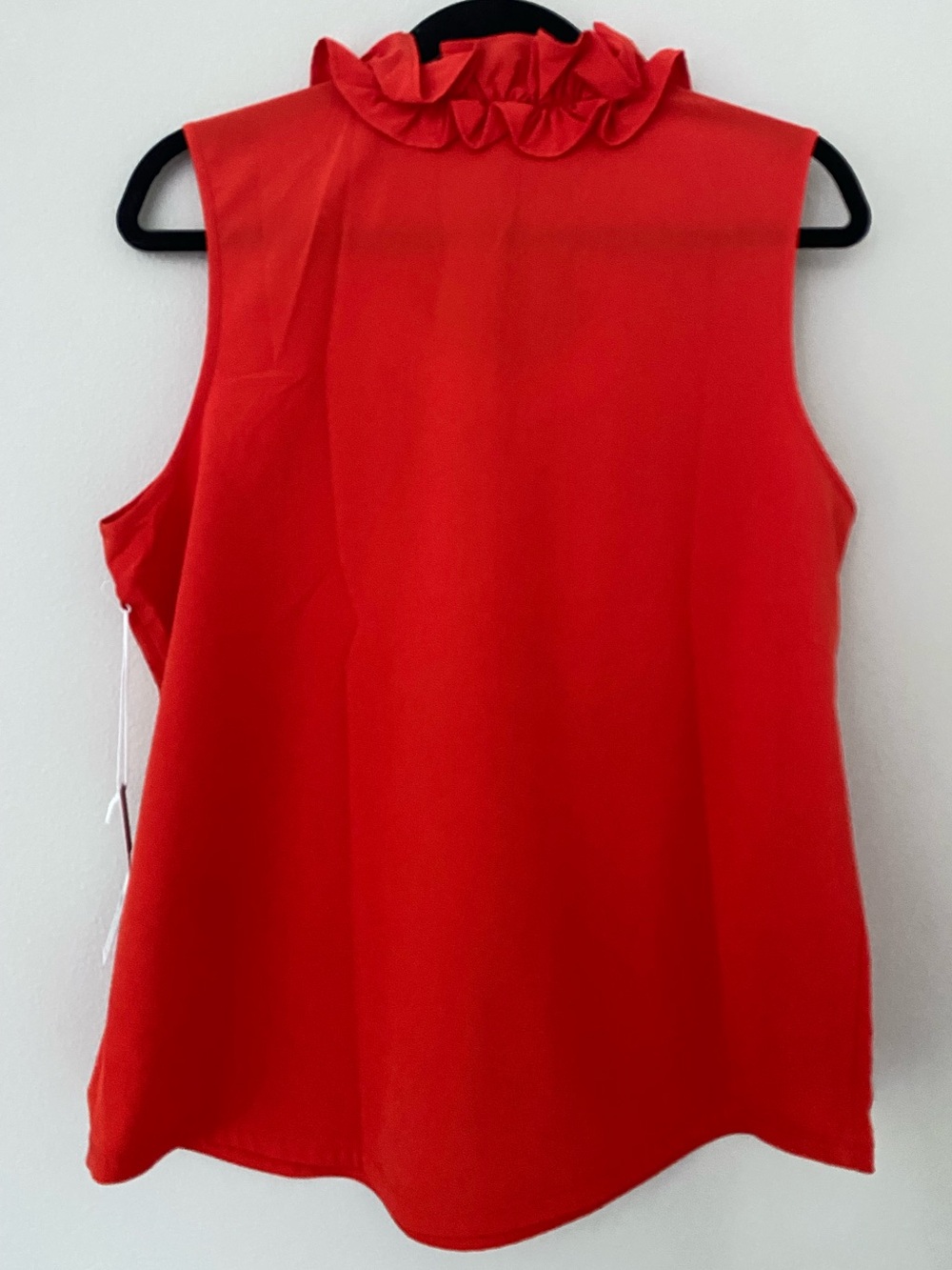 Chico's Red Ruffle Tank Top - Picture 5 of 7